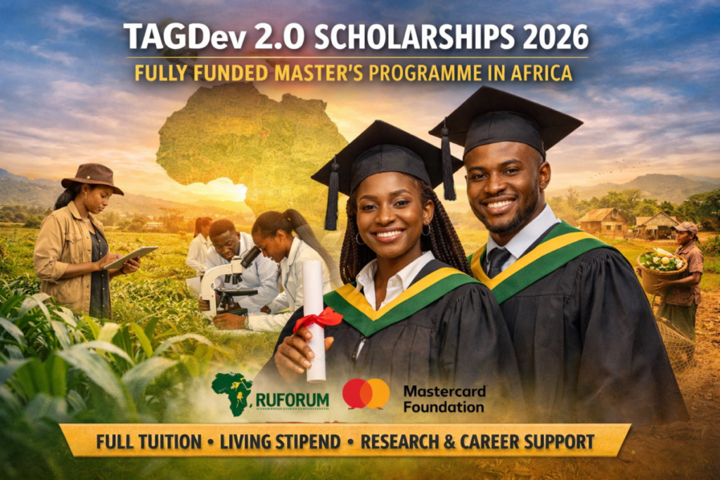 Master's Scholarships for African Students
